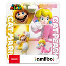 Cat Mario and Cat Peach Double Pack - Loose - Amiibo