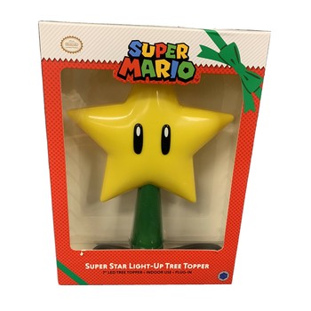 Super Mario - LED Light Super Star Tree Topper