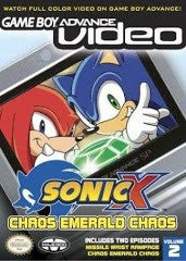 GBA Video Sonic X Volume 2 - Loose - GameBoy Advance  Fair Game Video Games
