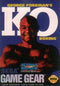 George Foreman's KO Boxing - Loose - Sega Game Gear  Fair Game Video Games