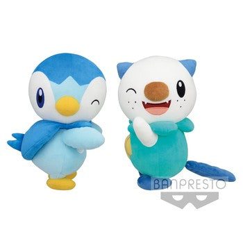 Pokemon Hopepita Dekkai Plush 9.4" - Banpresto ( Piplup )  Fair Game Video Games