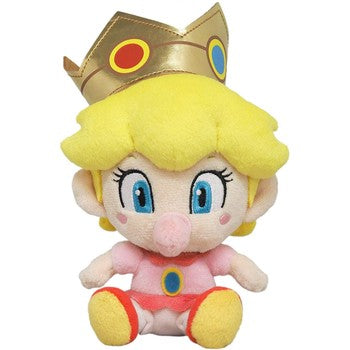 Super Mario All Star Collection Baby Peach Plush, 6"  Fair Game Video Games