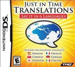 Just In Time Translations - In-Box - Nintendo DS