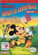Mickey's Safari in Letterland - Loose - NES